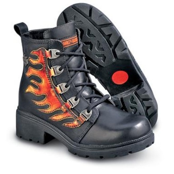 harley flame boots